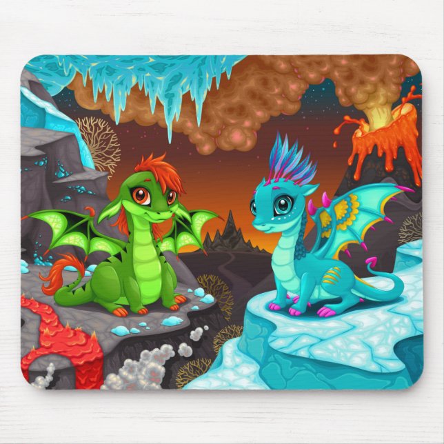 Dragons Mouse Pad (Front)