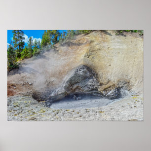 Dragon's Mouth Spring, Yellowstone National Park Poster