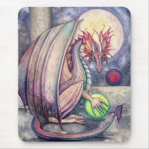 Dragon's Perch Fantasy Art Mousepad