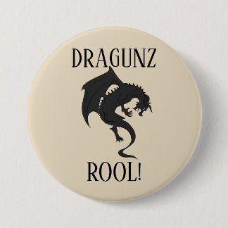 Dragons Rule! 7.5 Cm Round Badge