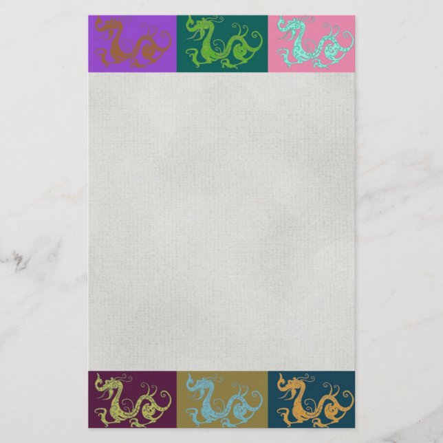 Dragons Stationery (Front)