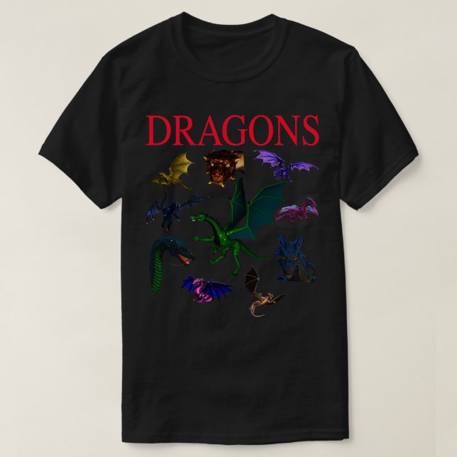 Dragons T-Shirt (Design Front)