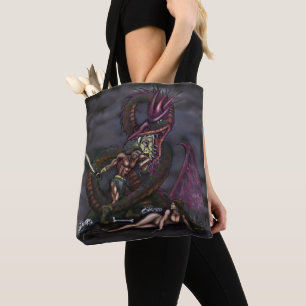 Dragonslayer Art Tote Bag