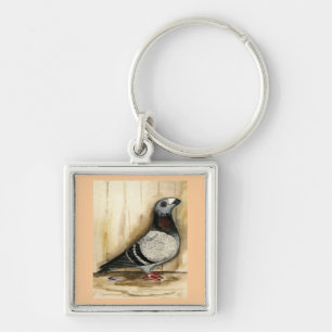 Dragoon Blue Grizzle Key Ring