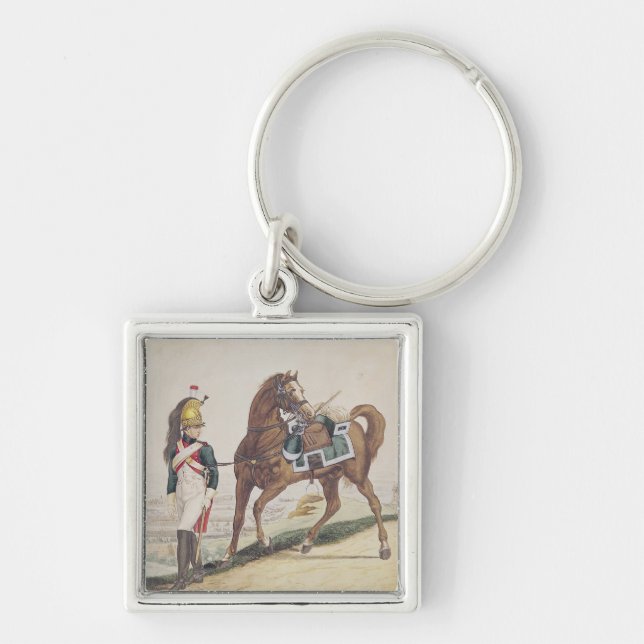 Dragoons of the French Imperial Army Key Ring (Front)
