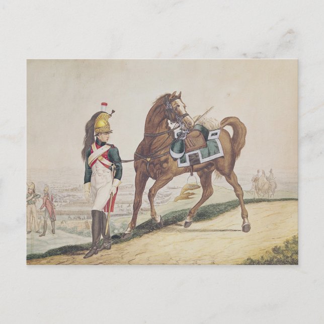 Dragoons of the French Imperial Army Postcard (Front)