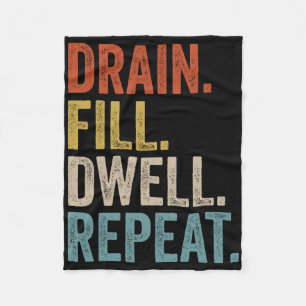 Drain Fill Dwell Repeat Peritoneal Dialysis Kidney Fleece Blanket