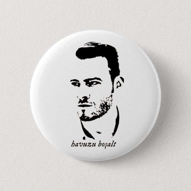 Drain The Pool 6 Cm Round Badge (Front)