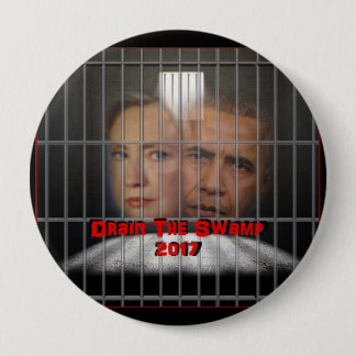 Drain the Swamp!! 10 Cm Round Badge