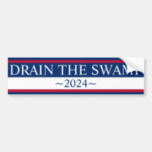 Drain The Swamp and Everybody Knows it Bumper Stic