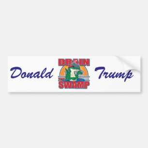 Drain the Swamp Bumper Sticker
