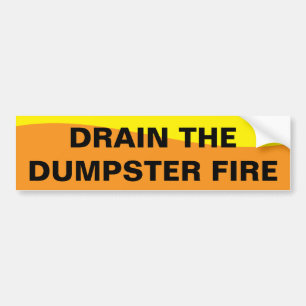 DRAIN THE SWAMP BUMPER STICKER
