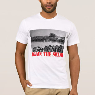 DRAIN THE SWAMP (Capitol Cows Vintage Photo) T-Shirt