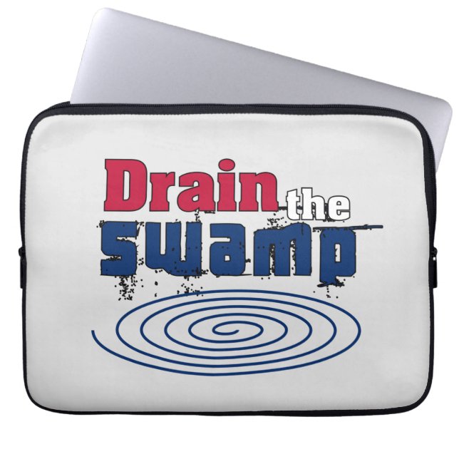 Drain the Swamp  Laptop Sleeve (Front)