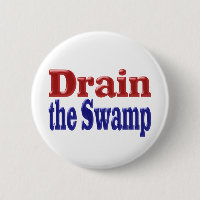 Drain the Swamp red blue text