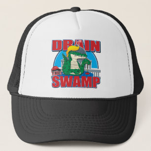 Drain-The-Swamp Trucker Hat