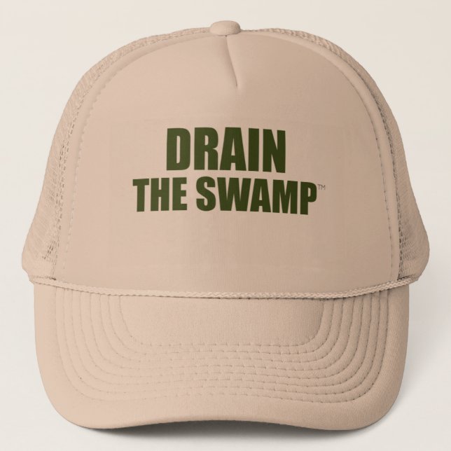 Drain The Swamp Trucker Hat (Front)