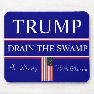 Drain the Washington SWAMP Trump  Mouse Pad