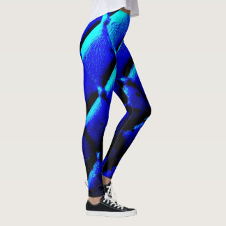 Drak Blue velvet Leggings