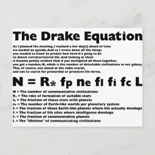 Drake_Equation Postcard