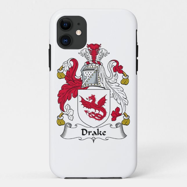 Drake Family Crest Case-Mate iPhone Case (Back)