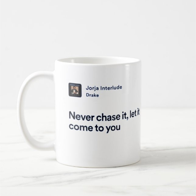 DRAKE LYRICS MUG (Left)