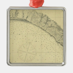 Drake's Bay, California Metal Tree Decoration