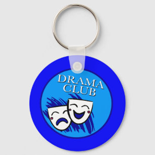 Drama Club Badge Key Ring