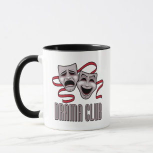 Drama Club Comedy And Tragedy Masks Mug