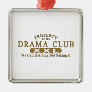 Drama Club Metal Tree Decoration