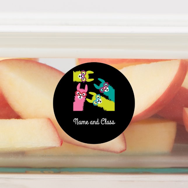 Drama Llama Colourful Camelid  (Affixed)