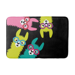 Drama Llama Colourful Camelid Bath Mat