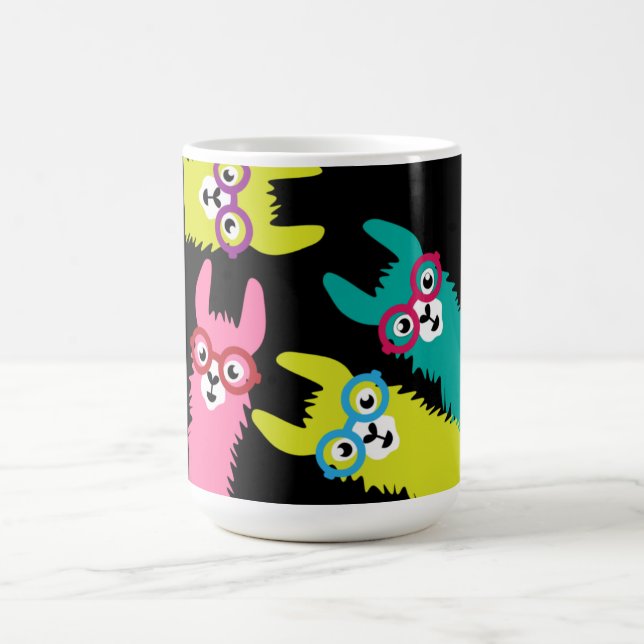 Drama Llama Colourful Camelid   Coffee Mug (Center)