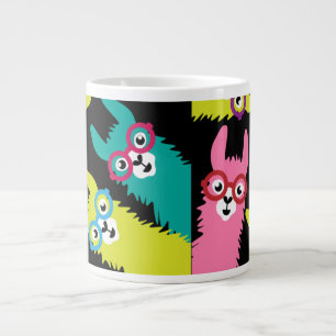 Drama Llama Colourful Camelid  Large Coffee Mug