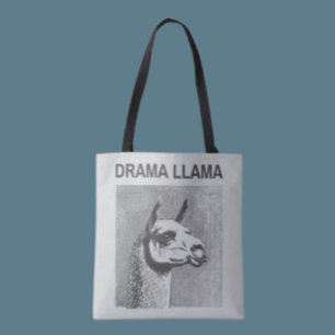 Drama Llama Funny Tote Bag