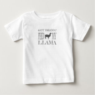 Drama Llama Got Drama Feed My Llama Baby T-Shirt