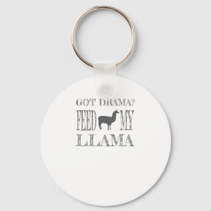 Drama Llama Got Drama Feed My Llama Key Ring