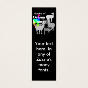 Drama Llama Herder Bookmark