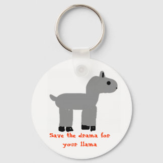 Drama Llama Key Chain