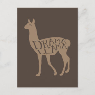 Drama Llama Postcard