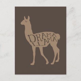 Drama Llama Postcard