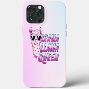 Drama Llama Queen Cute Llama With Sunglasses Women iPhone 13 Pro Max Case