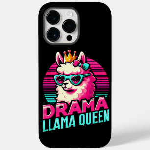 Drama Llama Queen for Llama Lovers for Women Girls Case-Mate iPhone 14 Pro Max Case