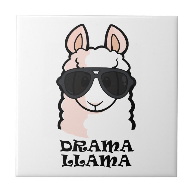 Drama Llama Tile (Front)