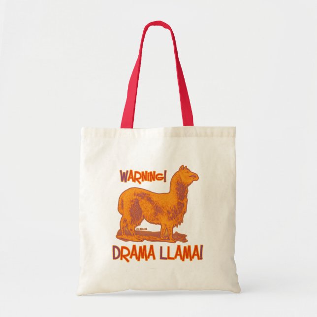 Drama Llama Tote Bag (Front)