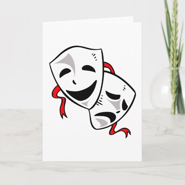 Drama Masks Card (Front)