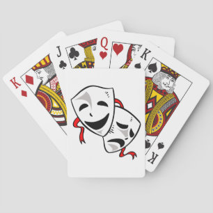 Drama Masks Playing Cards