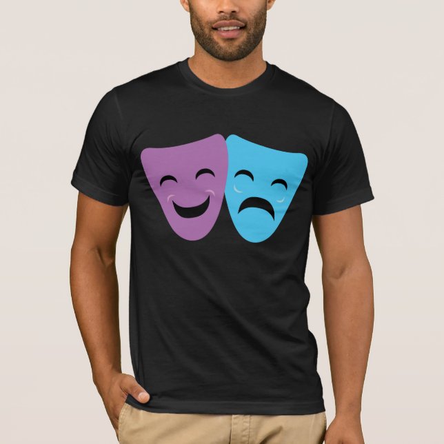 Drama Masks T-Shirt (Front)