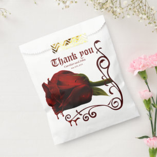 Drama of Love, the gothic Rose of Memory. Favour Bag