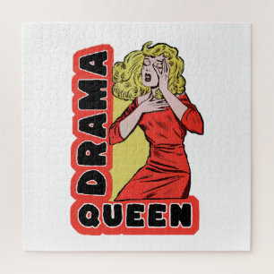 Drama Queen because everything excites me too much Jigsaw Puzzle
